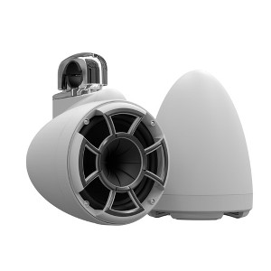 Wet Sounds REV 8 SE W-FC SS V2 - White REV8 Special Edition - Revolution Series 8" Tower Speakers, Pair with Fixed Clamps - 1 of 4