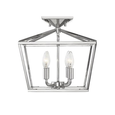 Savoy House Townsend 4 - Light Semi-Flush Mount in  Polished Nickel