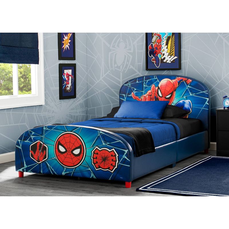 Twin Spider-Man Upholstered Kids&#39; Bed - Delta Children, 3 of 12