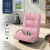 Best Choice Products 360-Degree Swivel Gaming Floor Chair w/ Armrest Handles, Foldable Adjustable Back - 3 of 4