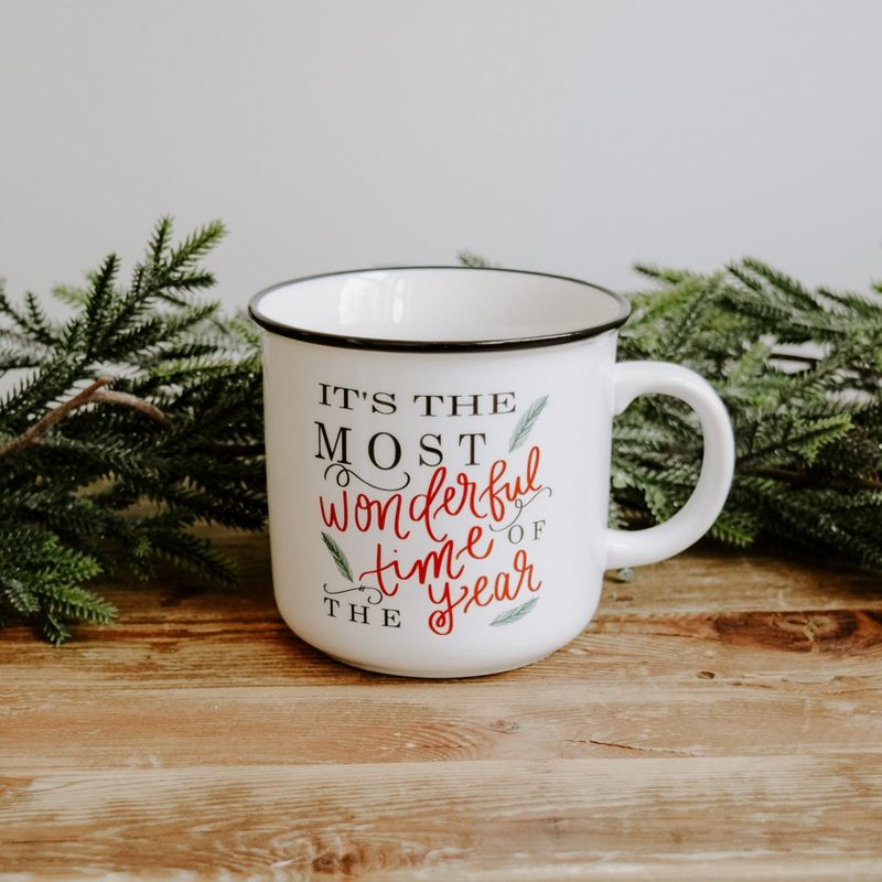 Sweet Water Decor It's The Most Wonderful Time Of The Year Ceramic Coffee Mug - 16oz, 2 of 4