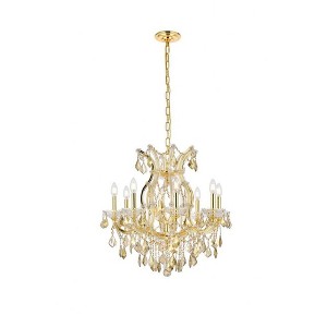 Elegant Lighting Maria Theresa 9 - Light Chandelier in  Gold - 1 of 3