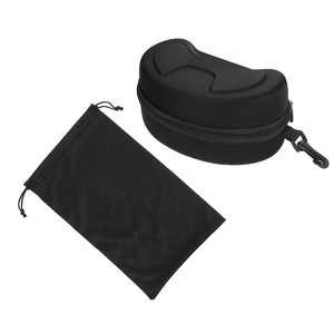 Unique Bargains EVA Microfiber Soft Texture Glass Ski Goggles Bag and Case Set - 1 of 4