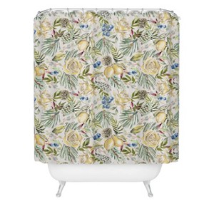 Deny Designs Marta Barragan Camarasa Colorful Autumn Fall Shower Curtain - 1 of 4