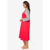 Dreams & Co. Plus Size Baseball Sleepshirt - 4 of 4