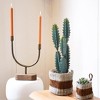 Storied Home Asymmetrical Wood and Metal Candle Holder - 2 of 4