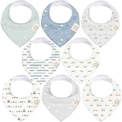 8pk Organic Baby Bandana Bibs Baby Drool Bibs For Baby Boy Girl