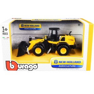 New Holland W170D Wheel Loader Yellow and Black "New Holland Agriculture" Series 1/50 Diecast Model by Bburago - 1 of 3
