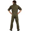 HalloweenCostumes.com 2X  Men  Men's Plus Size Top Gun Flight Suit | Adult Top Gun Halloween Costumes, Black/Green/Red - 2 of 4