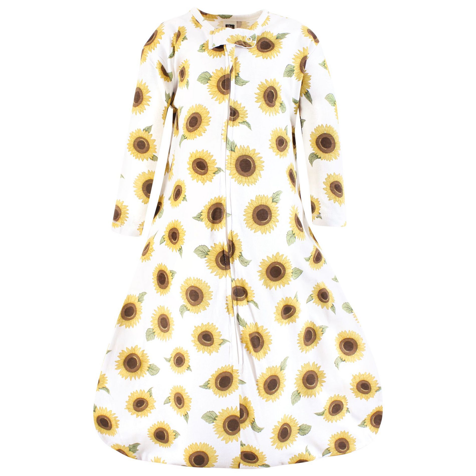 Hudson Baby Infant Girl Long Sleeve Cotton Jersey Sleeping Bag, Sack, Blanket, Sunflower, 18-24 Months