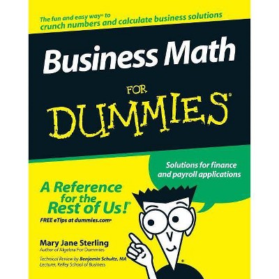 Business Math for Dummies - (For Dummies) by  Mary Jane Sterling (Paperback)