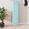 vidaXL Metal Storage Cabinet Storage Locker Organizer for School Office Steel - Mint - 2 of 4