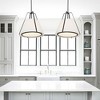Crystorama Lighting Fulton 3 - Light Pendant in  Black - 4 of 4