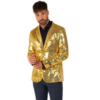 Suitmeister Men's Christmas Blazer - Sequins Gold
