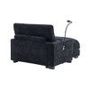 Dolonm Single Recliner Sofa: 300lb Capacity, Chenille Fabric, Ergonomic Design for Living Room/Study - 4 of 4