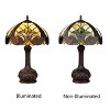 Chloe Lighting LIAISON Tiffany-Style Antique Dark Bronze 1-Light Victorian Table Lamp 12" Shade - 4 of 4