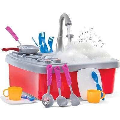 Fun Little Toys Kitchen Sink Set, 29 pcs