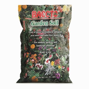 Michigan Peat Company BACCTO Garden & Potting Soil with Peat Moss for Plants, Vegetables, Landscape, Trees, and Shrubs, 1 Cubic Foot - 1 of 4