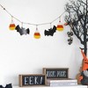 NAYSAYE Party Decoration and Accessories Halloween Garland for Holiday Wall Decor, Black and Orange, 14"*12"*8" - 2 of 4