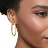 Ross-Simons 0.50 ct. t.w. Diamond Hoop Earrings in 18kt Gold Over Sterling - 2 of 4