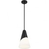 Crystorama Lighting Tori 1 - Light Pendant in  Matte Black - 3 of 4