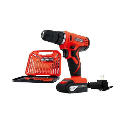 Apollo Tools 10.8 Volt DT4937 Cordless Drill with 30pc Accessory Set
