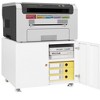 QingMoon Mobile Printer Tables, with Door Adjustable Shelf File Cabinet on Wheels Office Furniture Copier Cabinet for Home Office - 3 of 4