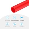Unique Bargains Water Plumb DIY Crafts High Impact Rigid Round Pipes 8" Length ID 0.63" OD 0.79" Red - 3 of 4
