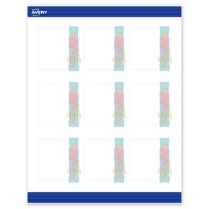 Avery Square Business Cards, Floral Design, 2.5" x 2.5", 90 Total - 1 of 4