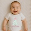 Everyday Kids Christmas Collection My First Christmas Pastel Tree Baby Onesie – Graphic Bodysuit - 3 of 4