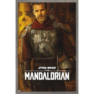 Trends International Star Wars: The Mandalorian Season 2 - Cobb Vanth Framed Wall Poster Prints - 1 of 4