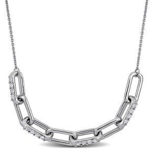 EVERLY JEWELRY | Sterling Silver Necklace with Chain, 18 inc & 2 inc - 1 of 4