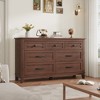 7 Dresser for Bedroom, 54" Wide Drawer Dresser with Storage Freestanding, Wooden Closet Storage Chest for Living Room, Bedroom, Office - 4 of 4