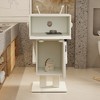 Luck Live Bathroom storage cabinet with two storage spaces, suitable for scenarios such as storage in children's rooms - 3 of 4