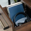 GlasFlength Nightstands Accent Nightstand Bedside Table Nightstand End Tables Nightstands with Drawer for Bedroom, Brown, 24.02"*15.51"*24.02" - 3 of 4