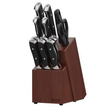 Chicago Cutlery 13pc Block Knife Set Armitage Brown