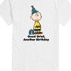 Men's - Peanuts - Charlie Brown Good Grief Another Birthday Short Sleeve Graphic T-Shirt - 2 of 4