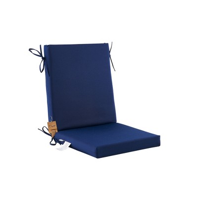 Outdoor Patio Dining Chair Cushion, High Back Chair Cushions with Removable Cover, Indoor Chair Seat Cushion Deep, 42" L x 21" W x 3" H, 1 Count