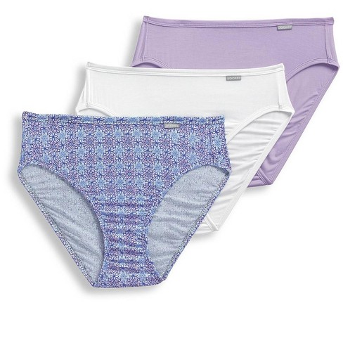 Jockey Women's Supersoft French Cut - 3 Pack 10 Crochet Tile/soft  Lilac/white : Target