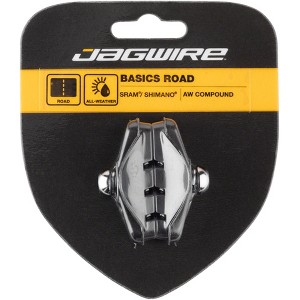 Jagwire Basics Road Molded Caliper Brake Pads Threaded All Weather Compound - 1 of 1