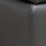 dark gray + pu leather