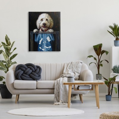 Funny Dog X-Ray Snacks Canvas Wall Art, 30 x 40 Inches