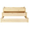 Tangkula 3 Tier Wooden Raised Garden Bed Planting Box Growing Flower Vegetables Outdoor - 4 of 4