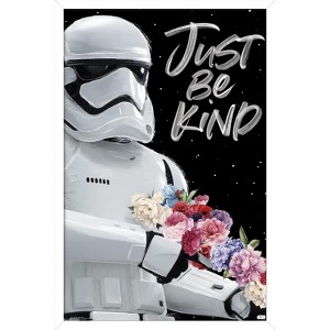 Trends International Star Wars: Saga - Just Be Kind Framed Wall Poster Prints - 1 of 4