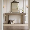 HDZNVF 63 Inches Farmhouse Console Table Extra Long Narrow Sofa Table Behind Couch, Rustic Wood Entryway Table - 2 of 4