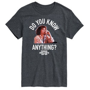 Men's - Ferris Bueller's Day Off - Do You Know Anything Short Sleeve Graphic T-Shirt - 1 of 4