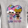 Boys' - LOL Surprise! - LOL Heart Graphic Long Sleeve Fleece Sweatshirt - 2 of 4