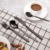 Black Stainless Steel Tableware, 30-piece Silverware Set, Kitchenware, 30-piece Black Tableware Set, 6-person Food-grade Stainless Steel Tableware Set - 2 of 4