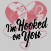 Men's Peter Pan Valentine's Day Captain Hook I'm Hooked on You Sweatshirt - 2 of 4