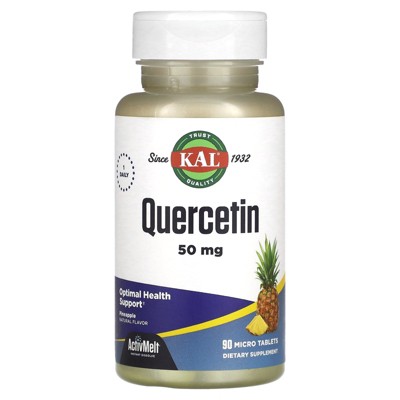 KAL Quercetin, Pineapple, 50 mg, 90 Micro Tablets